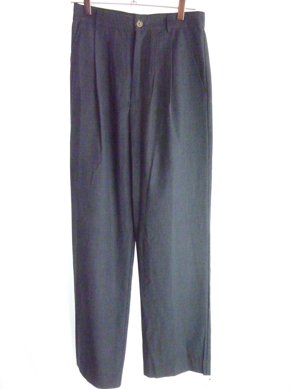 Reformation Mason Pant NWT Womens 4 Gray Polyester Blend High Rise Relaxed Leg